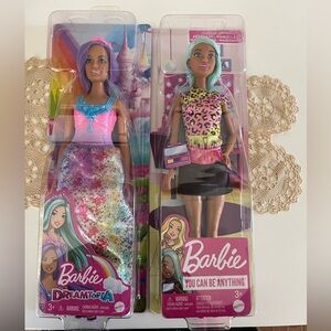 Dreamtopia Barbie and makeup artist Barbie